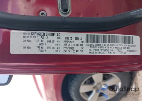 2012 Ram 1500 Slt from USA, damaged, VIN 1C6RD6LT5CS348901